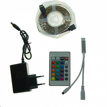 Светодиодная LED лента RGB, цветная (5 м)