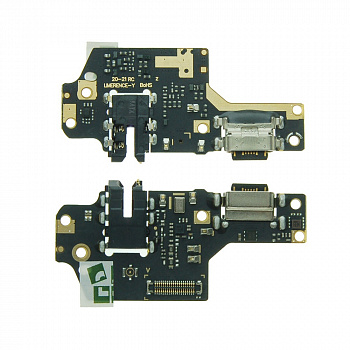 Шлейф Xiaomi Redmi Note 8T плата с разъемом зарядки и микрофоном, Original
