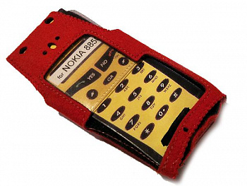 Чехол Nokia 8850 (Замша, Черный)