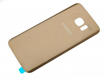 Корпус Samsung S7 Edge /  G935F (только задняя крышка) gold, Original