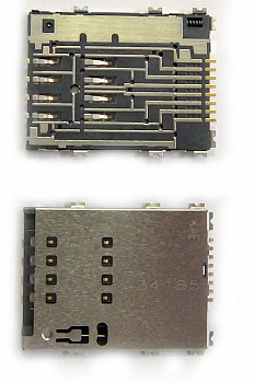 Держатель СИМ-карт для Samsung s5250/p5100/p7500/p7501 (reader), Original