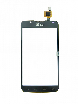 Тачскрин LG P715 Optimus L7 II dual (черный), Original