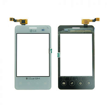 Тачскрин LG e405 Optimus L3 (белый), Original