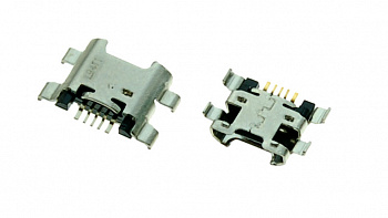 Разъем зарядки Honor 8A  micro-USB (в разрез прямой)