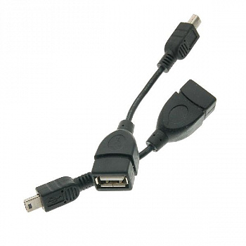 Кабель USB A /Мини USB B, поддержка OTG V3, для передачи данных аудиосистем автомобиля MP3, MP4