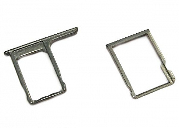 Держатель СИМ-карты + SD карты для HTC One M8 (holder) серые